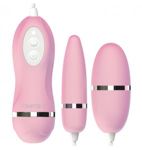 Taiwan OMYSKY - Stimulate Dual Vibrating Eggs (Pink)
